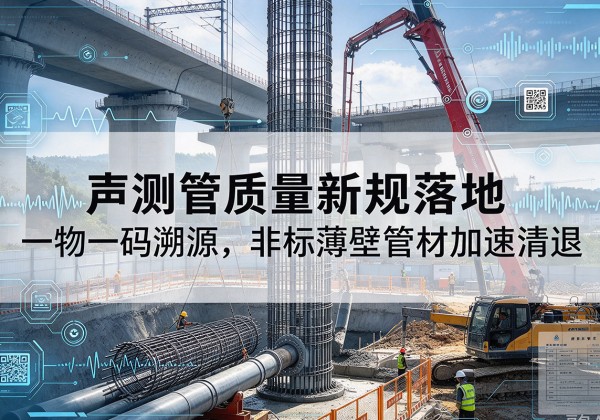 四川声测管质量新规落地，一物一码溯源，非标薄壁管材加速清退